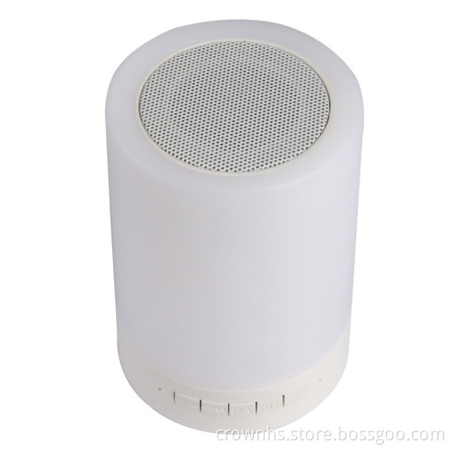 2016 Portable Smart led mini wireless gift bluetooth speaker with light